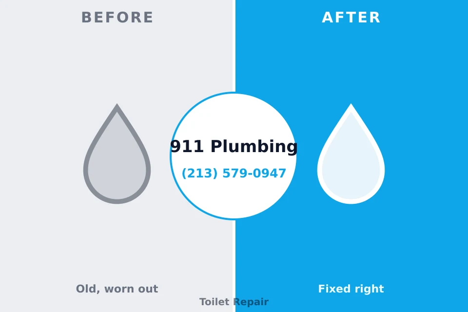 Before and after: plumbing repair Hainesville, IL